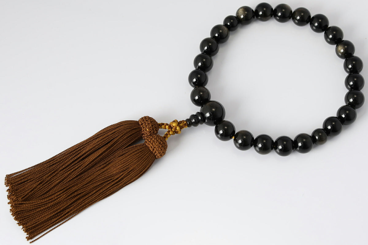 六白金星ブレスレット（原宿当たる占い師５選順震監修） 身延山 紫雲堂】 珠数 日蓮宗 紫水晶 八寸カット 長房30㌢編込房